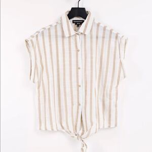 Wednesday's Girl shirt with tie front